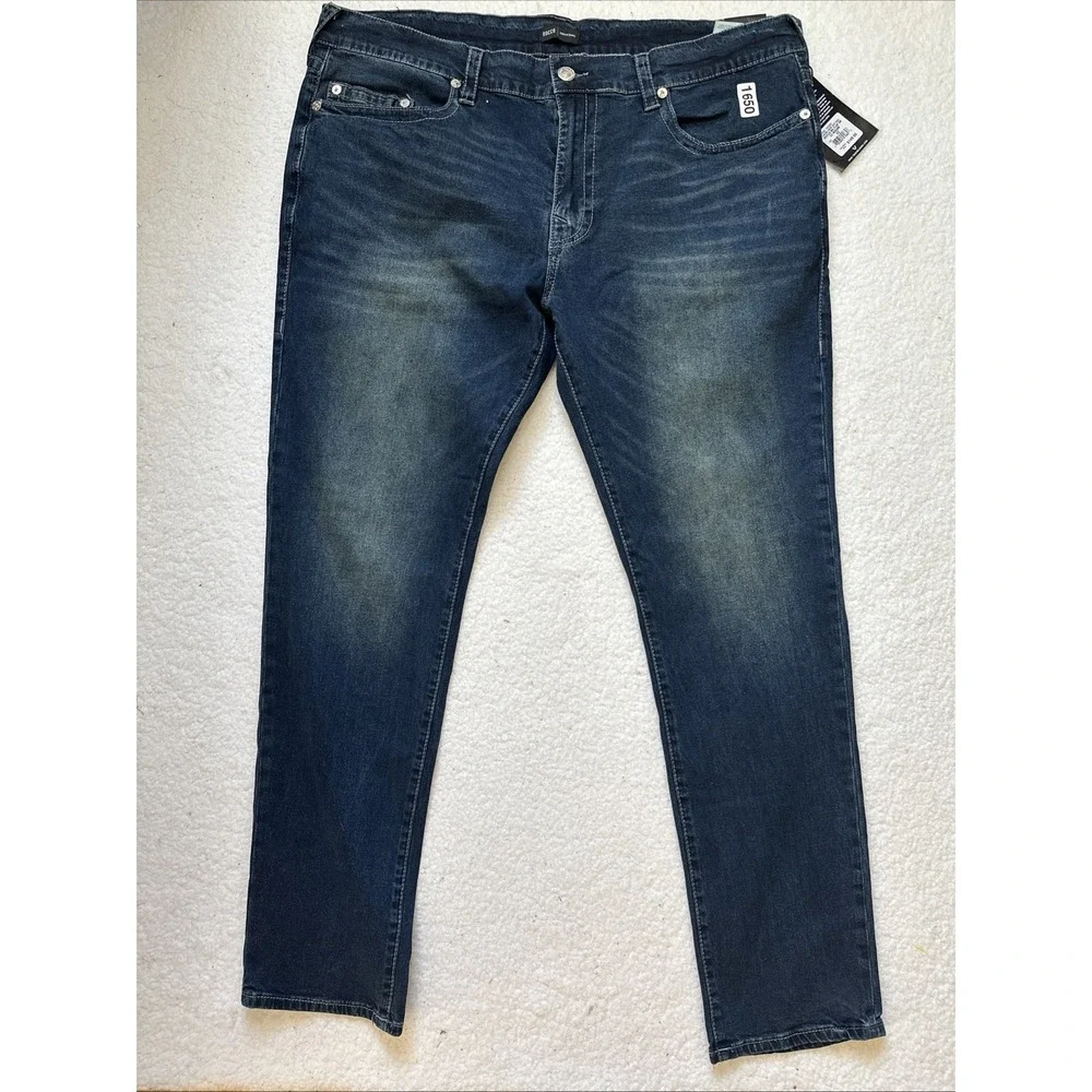 true religion‎ rocco relaxed skinny jeans Men 42 No Flap Inseam 32 World Tour